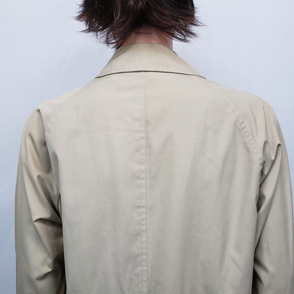 Vintage Clipper Mist All Weather Trench Coat Removable Fur Lined Iconic 44 R - Picture 9 of 11